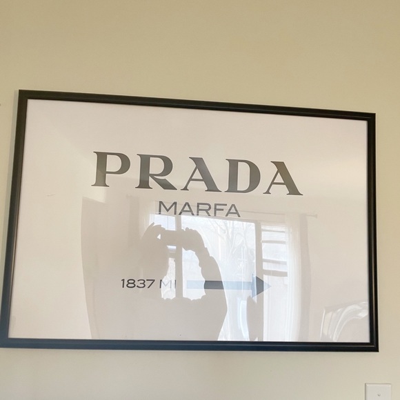 Prada Marfa Poster Sign Framed from Gossip Girl - Picture 2 of 2